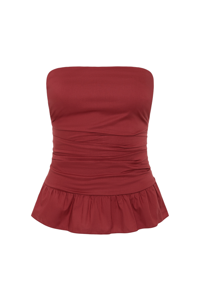 Simone Top Porto Red
