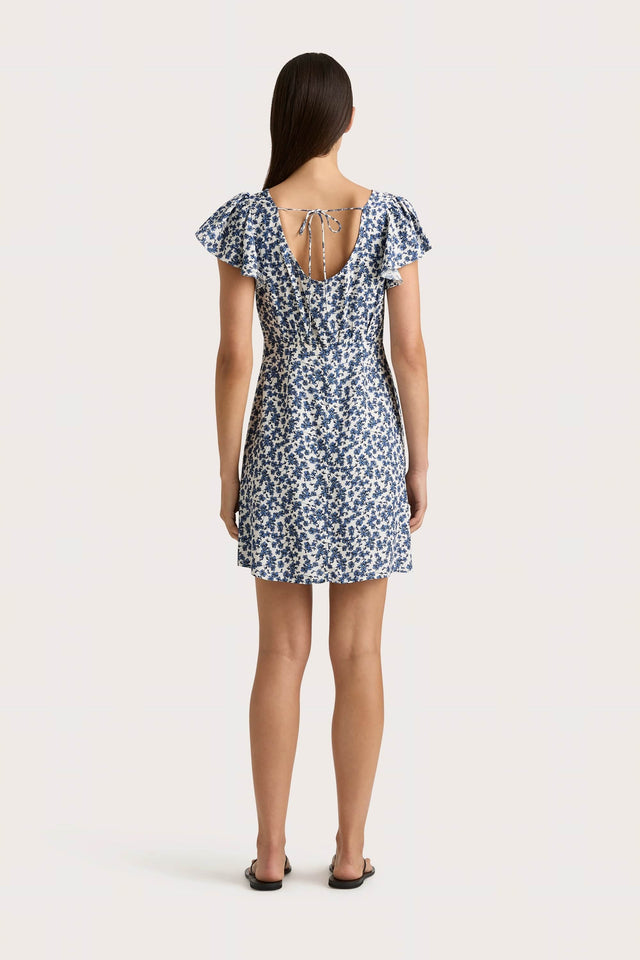 Valras Mini Dress Leilani Mid Blue