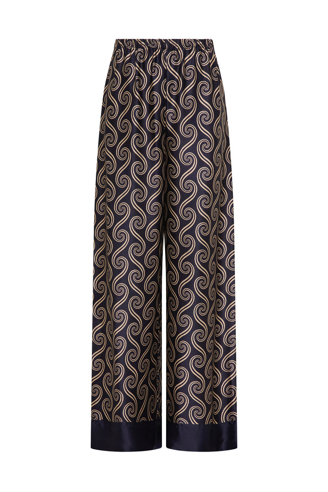 Jensen Pant Juanita Swirl Indigo