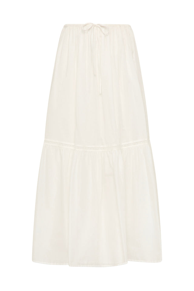 Venta Midi Skirt White