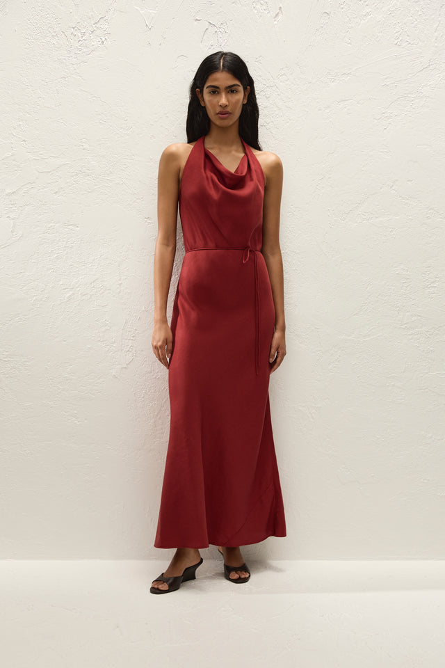 Izaro Maxi Dress Porto Red