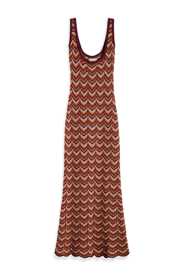 Malena Maxi Dress Blanca Stripe