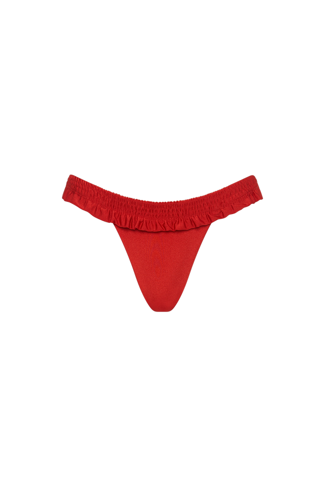 Esterel Bikini Bottom Scarlet