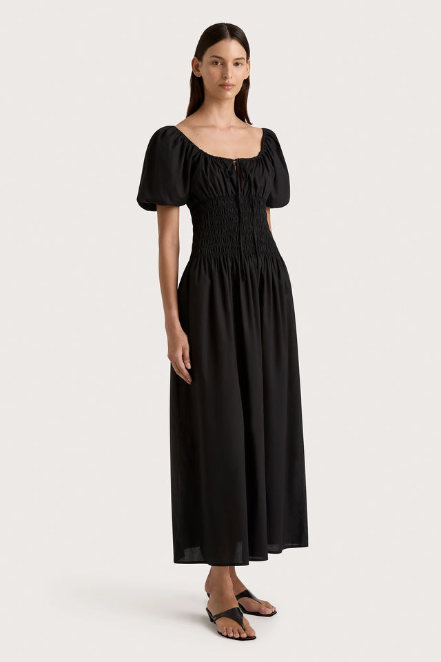 Beatrice Midi Dress Black