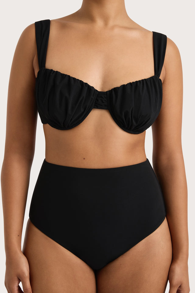 Reyes Bikini Bottom Black