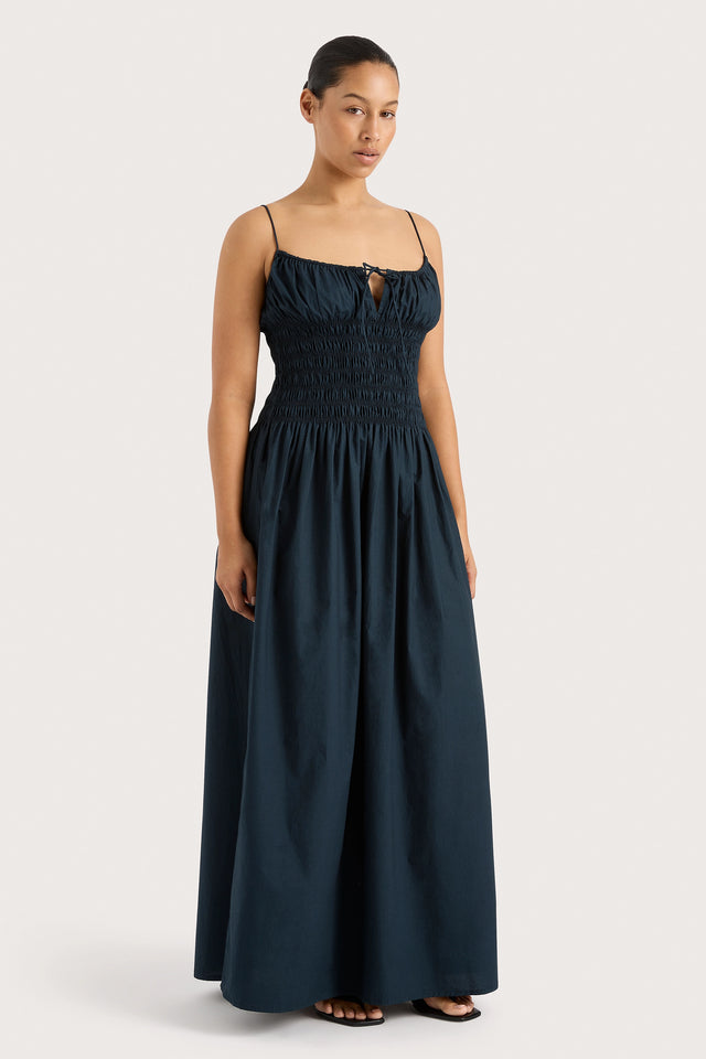 Claude Maxi Dress Navy