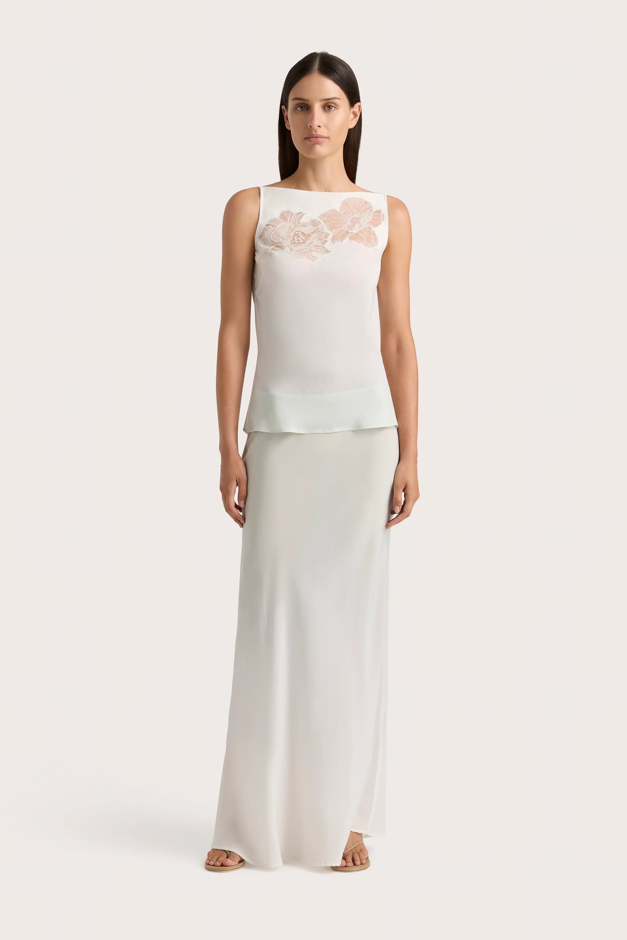 meltthelady ふさわしかっ lace logo camisole skirt セット