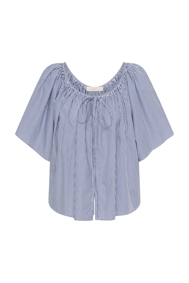 Ella Top Helle Stripe Vintage Navy