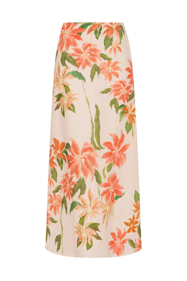 Martina Maxi Skirt Jardines Floral