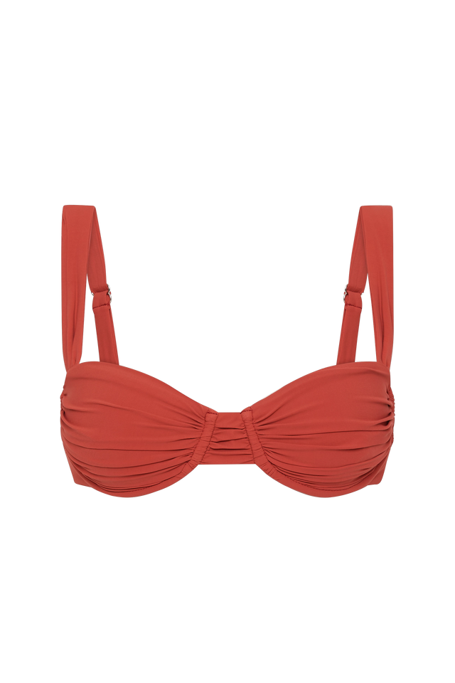 Sol Bikini Top Amber
