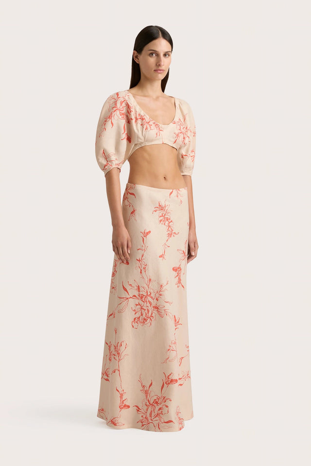 Soleil Top Leilani Vermilion - Final Sale