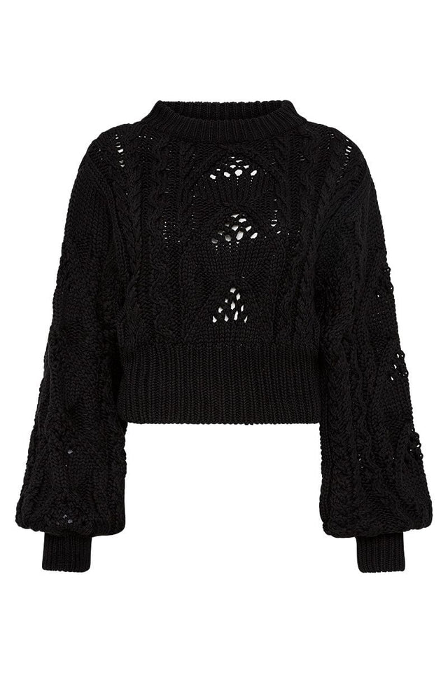 Alanna Knit Jumper Black - Faithfull the Brand Alanna Knit Jumper Black - Faithfull the Brand