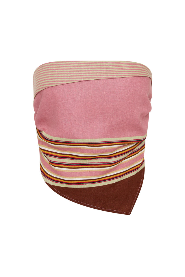 Ebbe Top Barragan Stripe Dusty Mauve