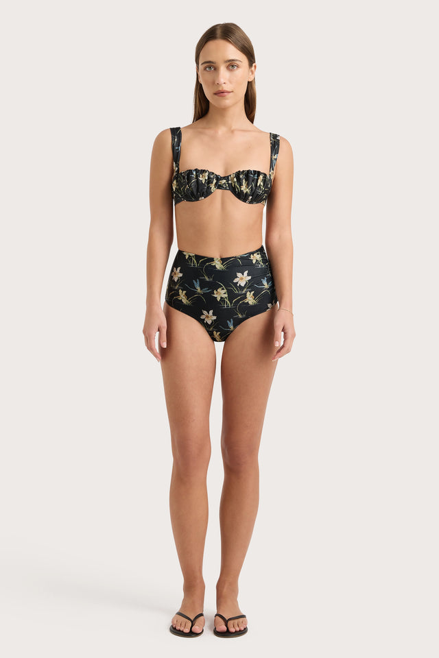 Emily Bikini Top Daffodil Print