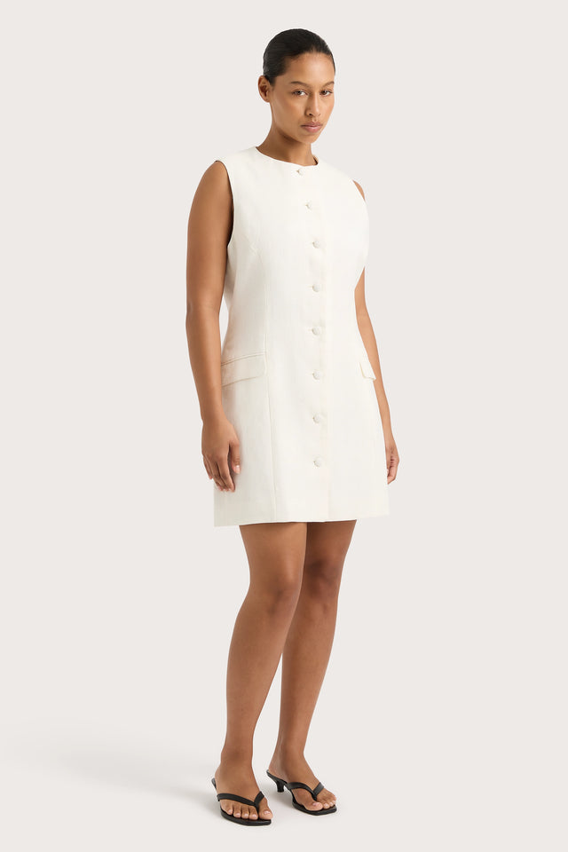 Jane Mini Dress White