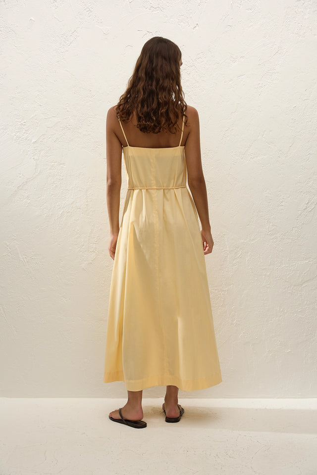 Lopez Midi Dress Banana, S / Banana Lopez Midi Dress Banana, S / Banana