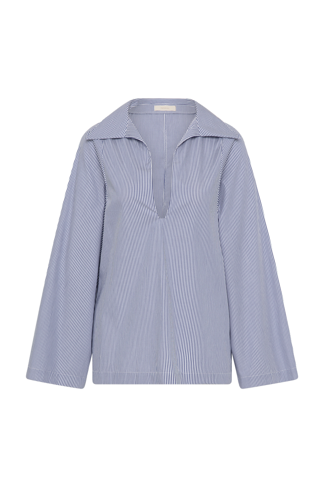 Gaia Top Helle Stripe Vintage Navy