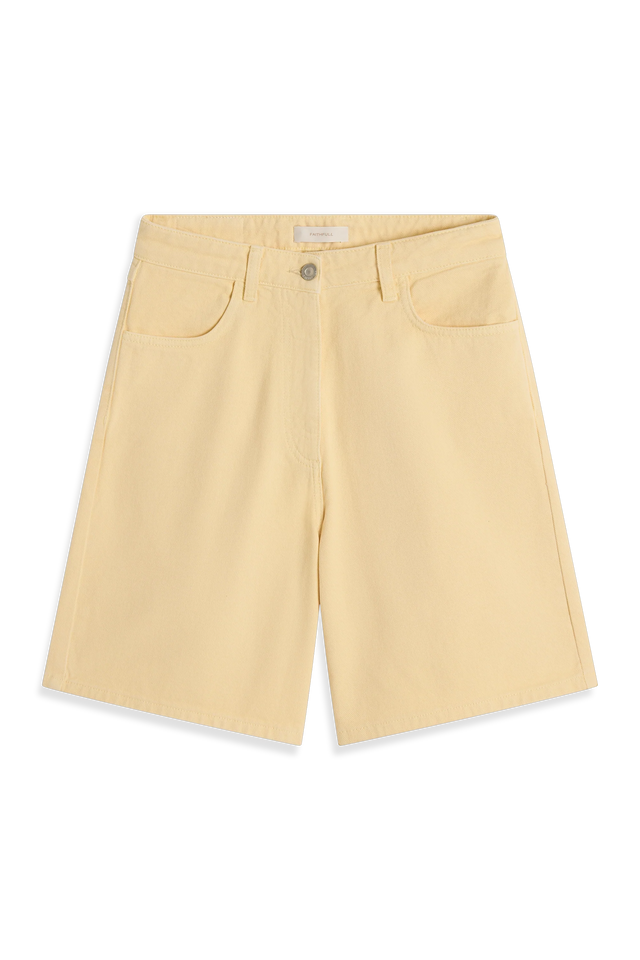 Iris Denim Short Faded Butter