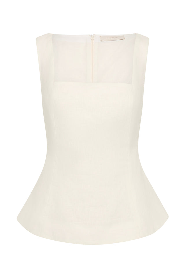 Mina Top White
