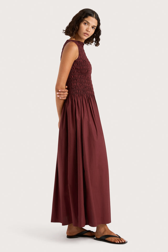 Margot Maxi Dress Bordeaux