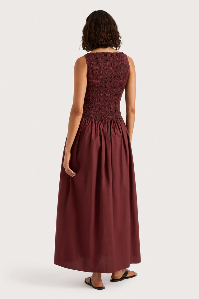 Margot Maxi Dress Bordeaux