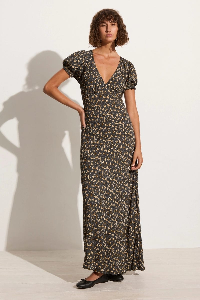 Reis Maxi Dress Flori Floral - Faithfull the Brand