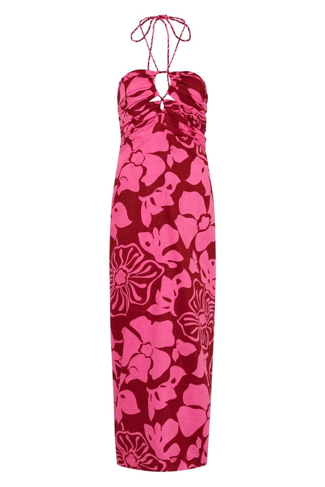 Tortugas Midi Dress Mica Floral Pink