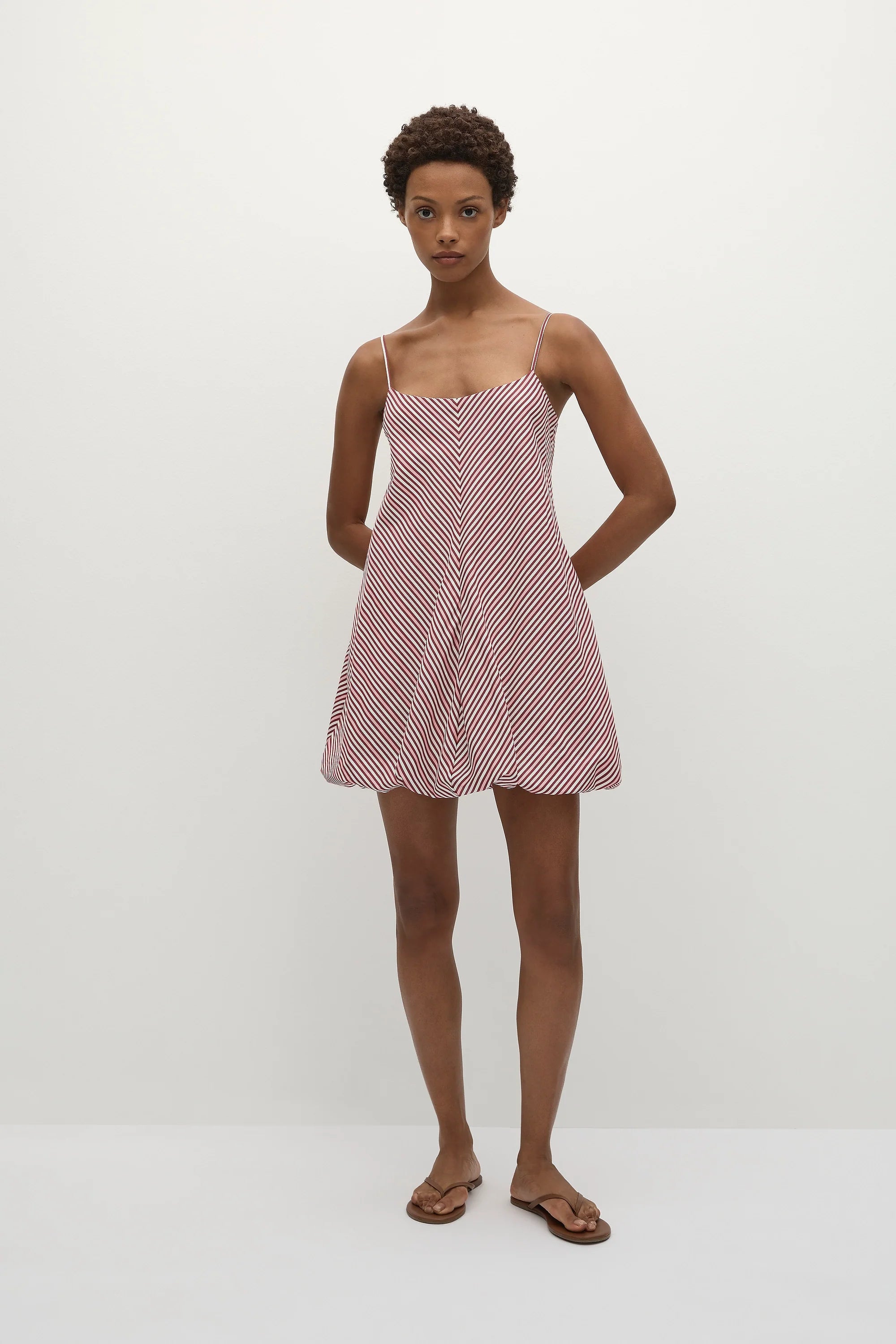 faithfull the brand annibelis mini dress Aniela Mini Dress Clare Stripe