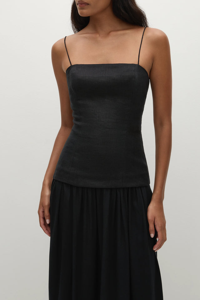 Lenise Maxi Dress Black - Faithfull the Brand INT Lenise Maxi Dress Black - Faithfull the Brand INT