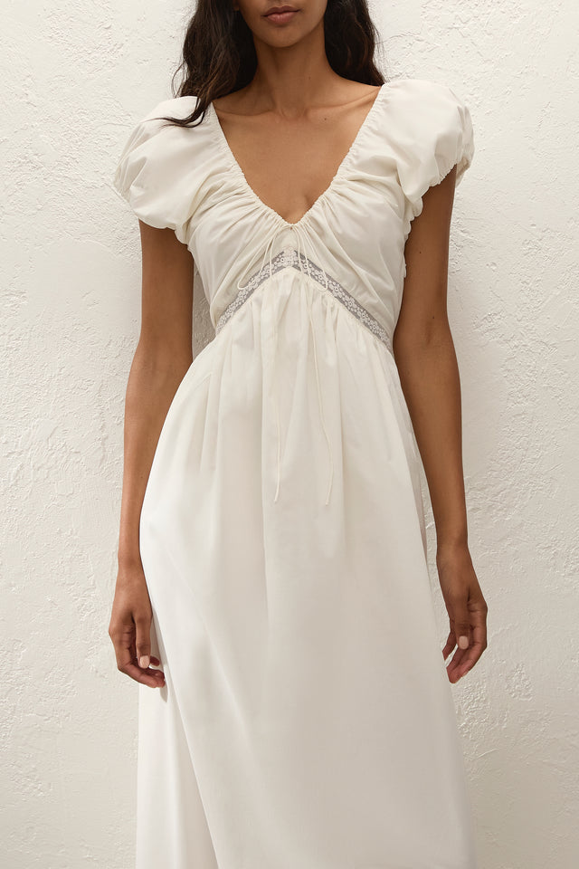 Elodia Maxi Dress Mila Lace Ivory