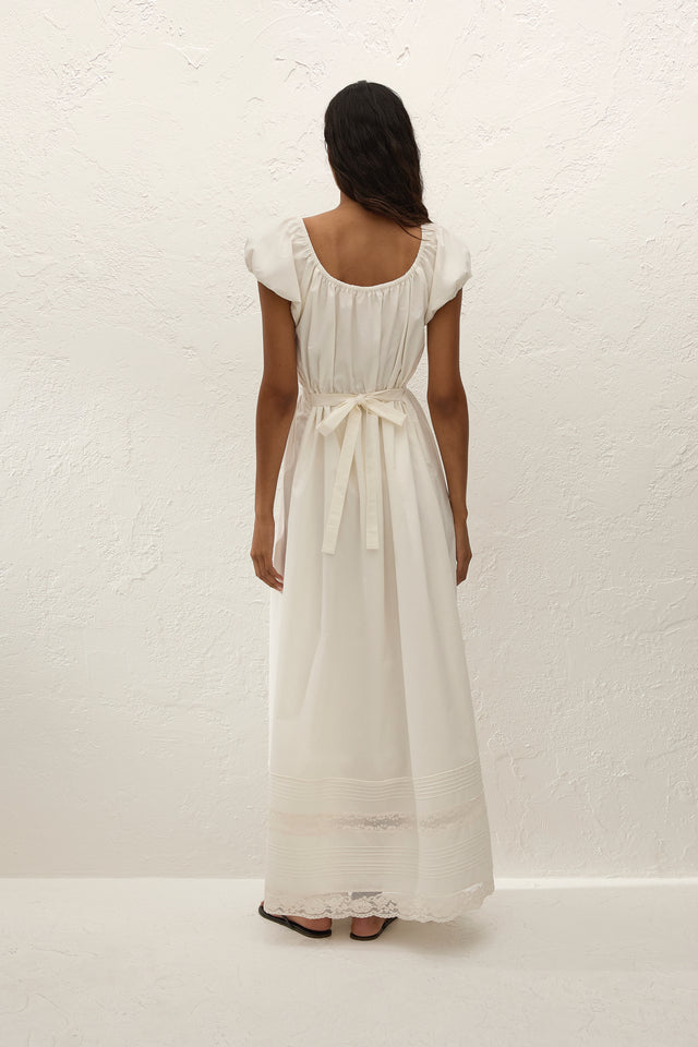 Elodia Maxi Dress Mila Lace Ivory