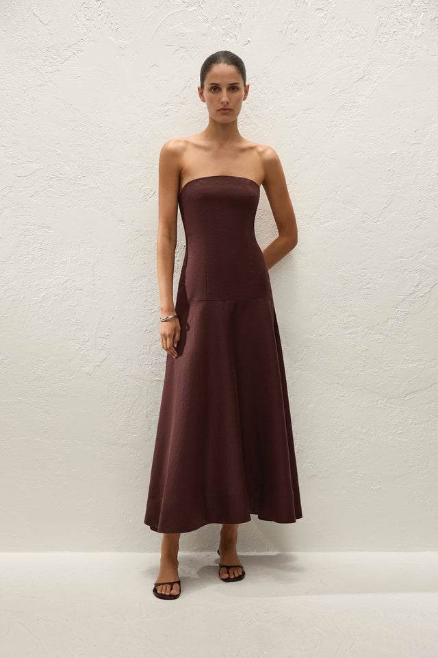 Louna Midi Dress Port