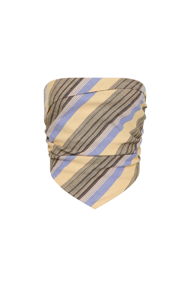 Antibes Strapless Top Marine Stripe - Final Sale