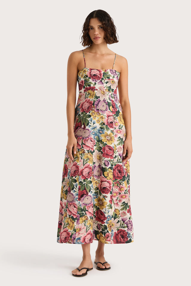 Eugenie Midi Dress Colette Floral Multi - Faithfull the Brand INT Eugenie Midi Dress Colette Floral Multi - Faithfull the Brand INT