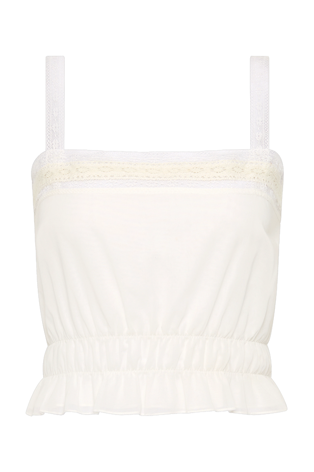 Camille Top White