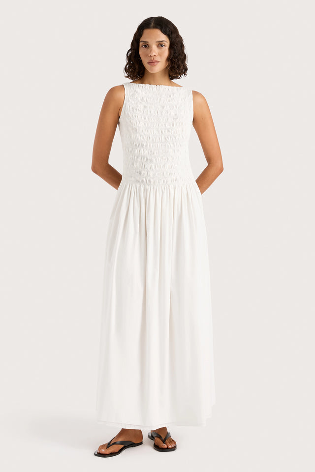 Margot Maxi Dress White Faithfull the Brand