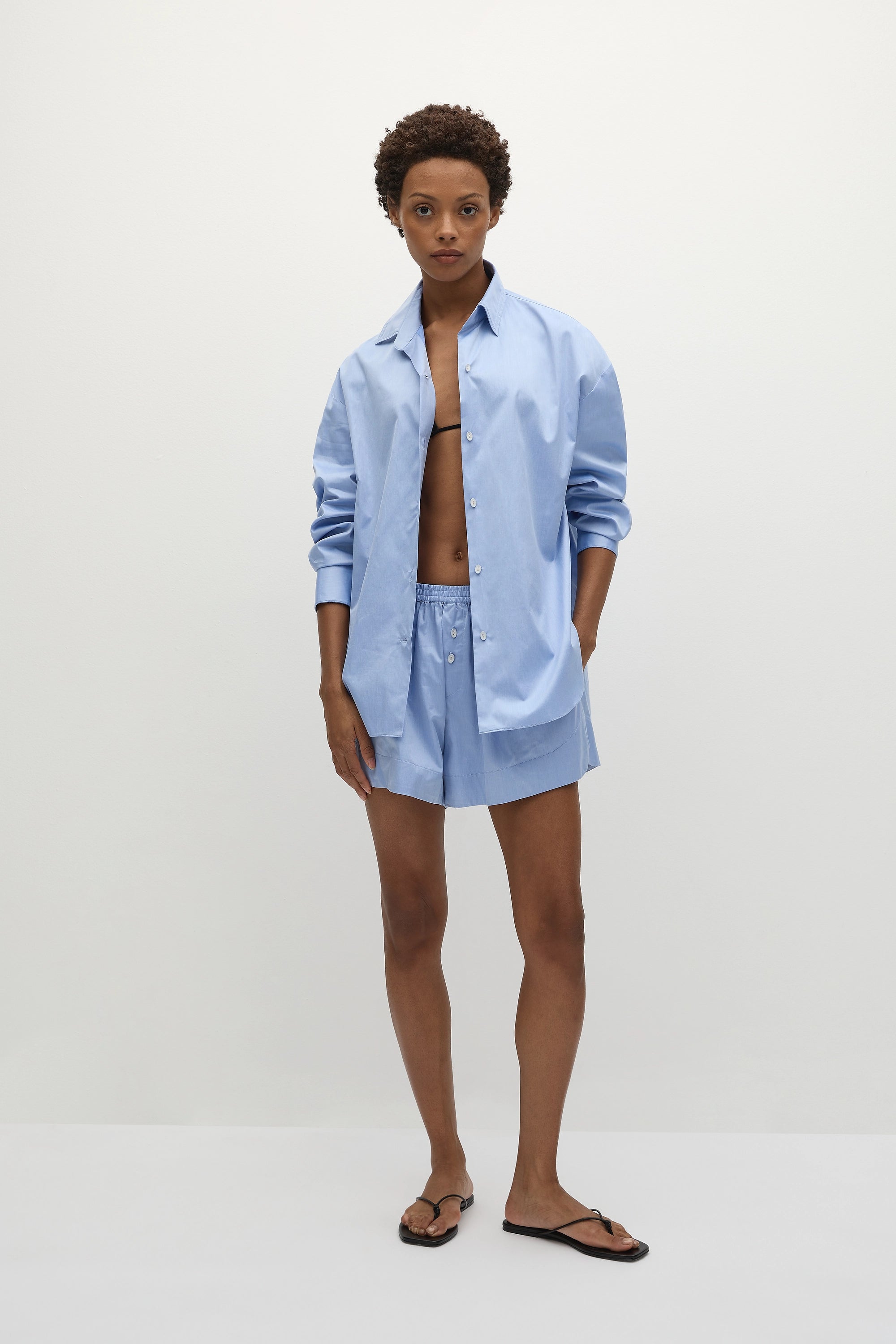 Lonia Shorts Soft Blue - Faithfull the Brand INT