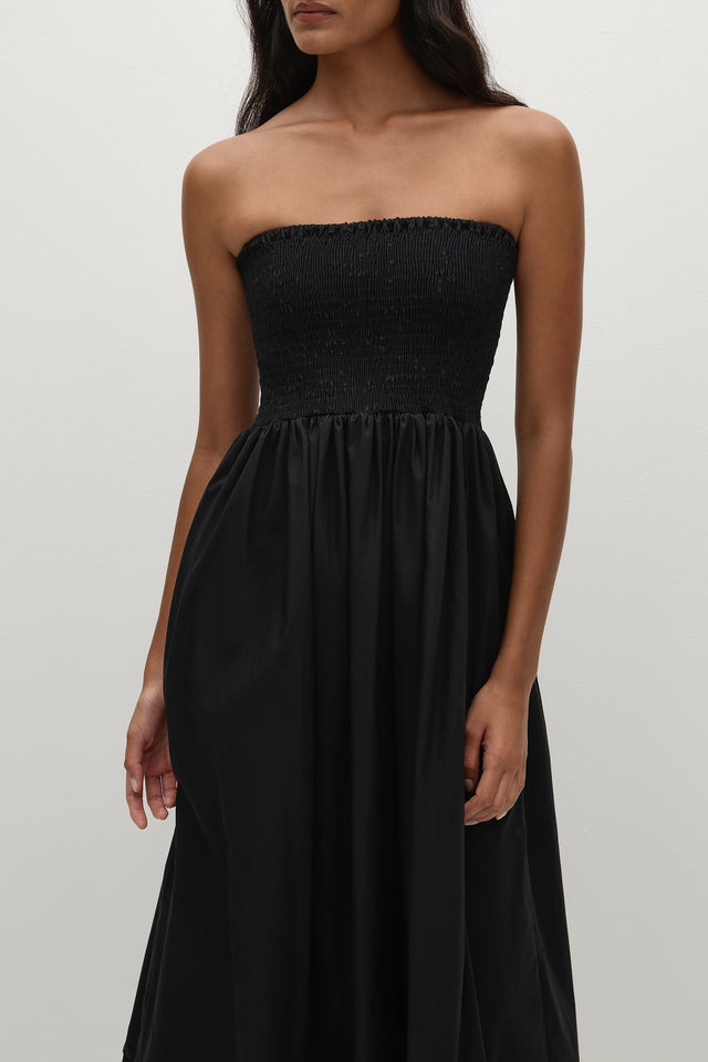Iben Midi Dress Black