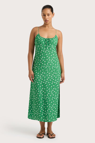Pau Midi Dress Green - Final Sale  Faithfull the Brand