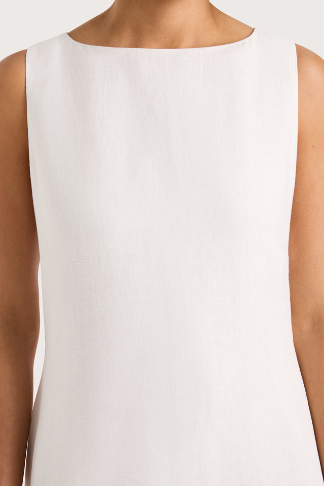 Taylor Midi Dress White