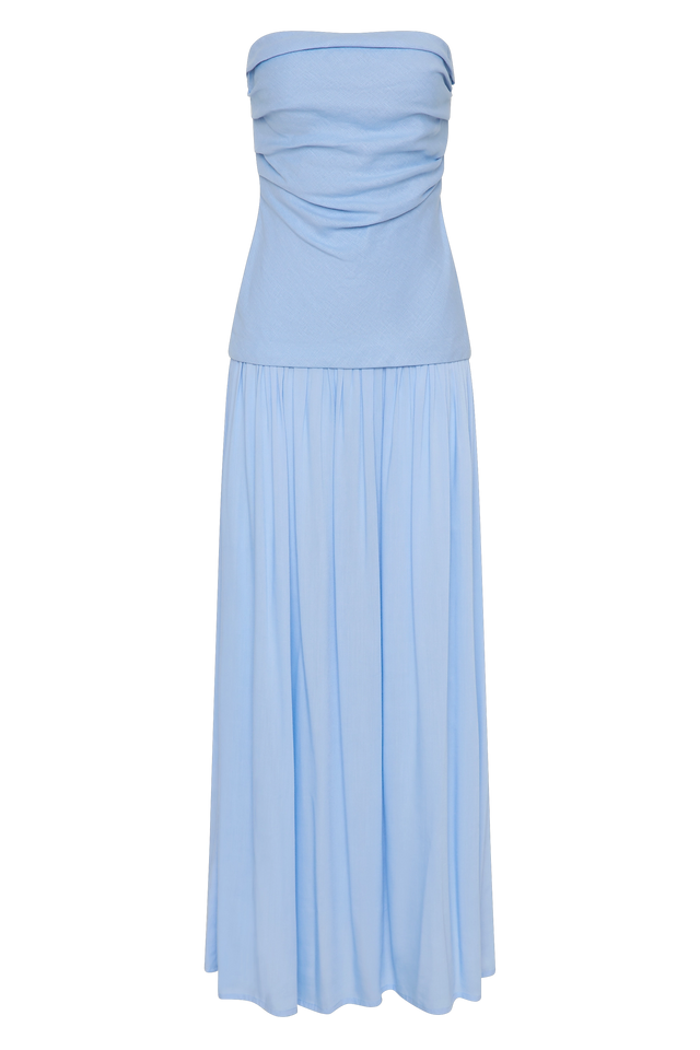 Hedy Maxi Dress Mineral Blue - Faithfull the Brand INT Hedy Maxi Dress Mineral Blue - Faithfull the Brand INT