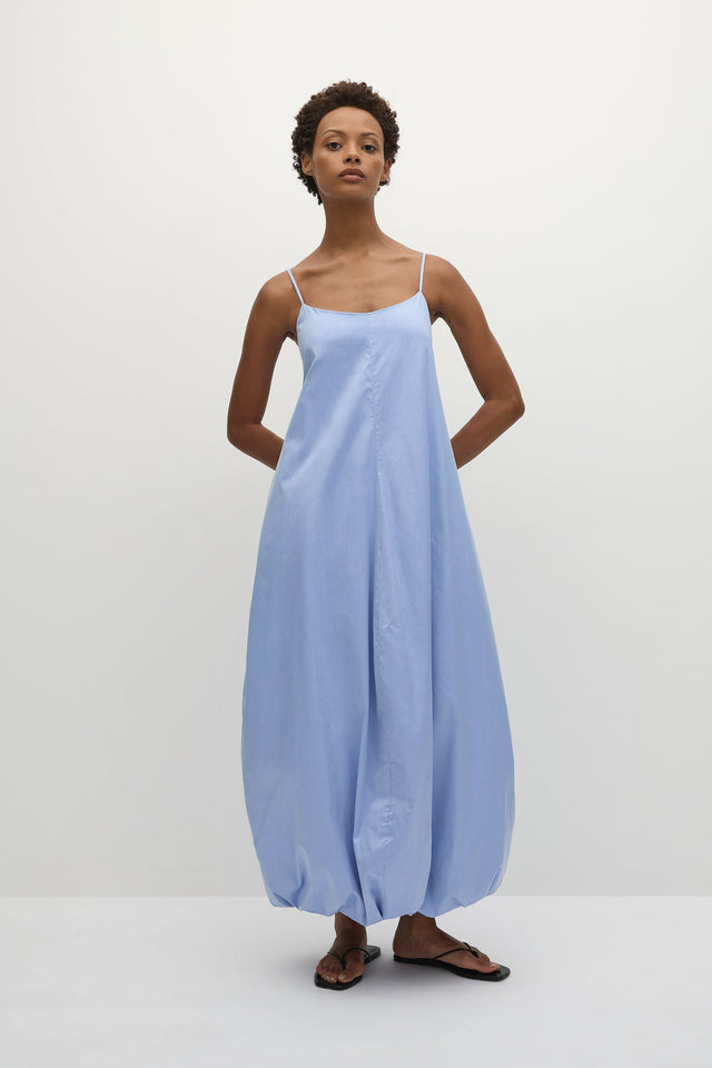 Aniela Maxi Dress Soft Blue - Faithfull the Brand INT Aniela Maxi Dress Soft Blue - Faithfull the Brand INT