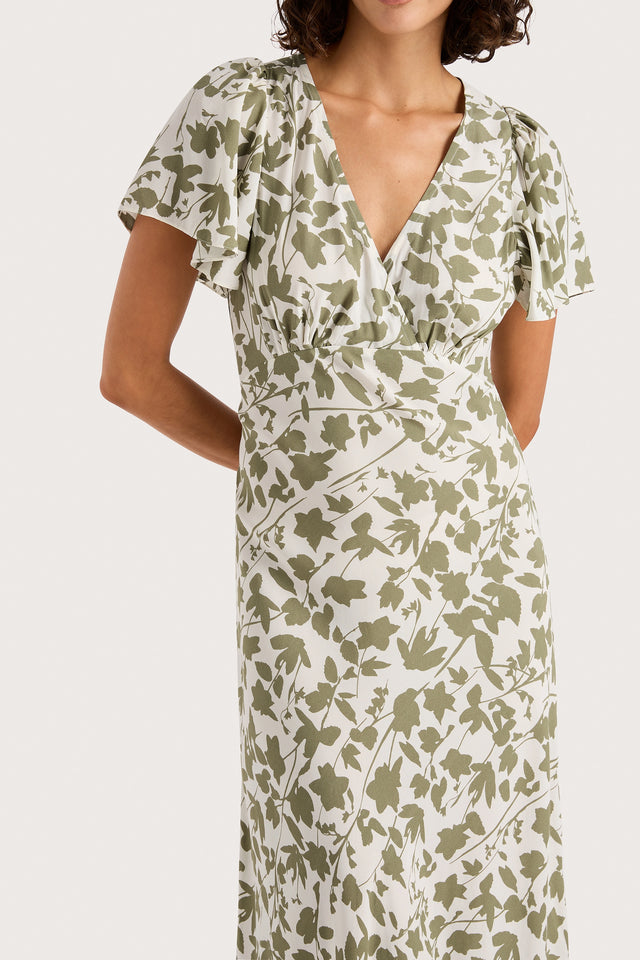 Faithfull | Women's Boda Midi Dress Poplar Sage - Final Sale | XXL Faithfull | Women's Boda Midi Dress Poplar Sage - Final Sale | XXL