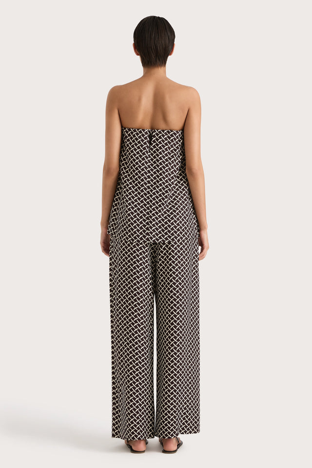 Dalene Pant Espresso Geo