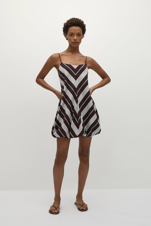 faithfull the brand striped mini dress Aniela Mini Dress Athens Stripe