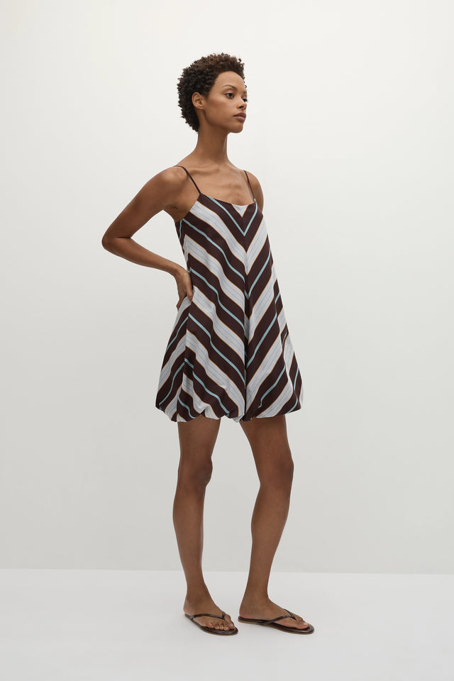 Aniela Mini Dress Athens Stripe