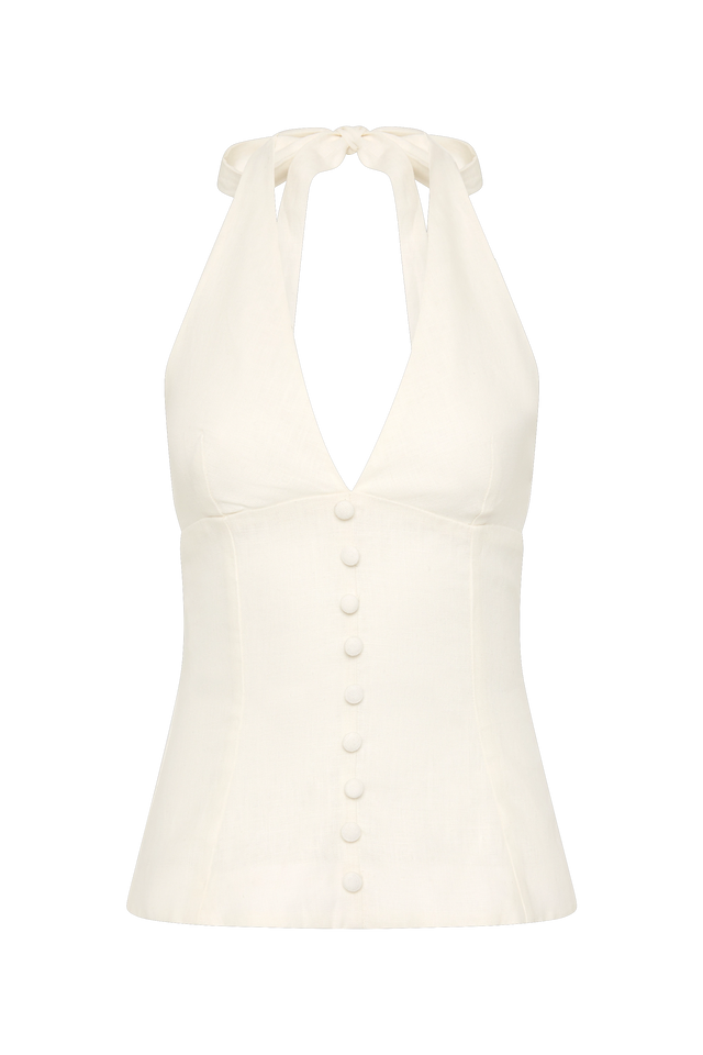 Marie Top White