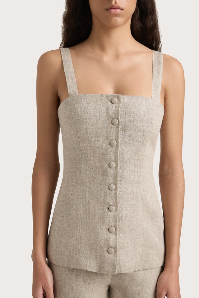 Corbiere Vest Oatmeal