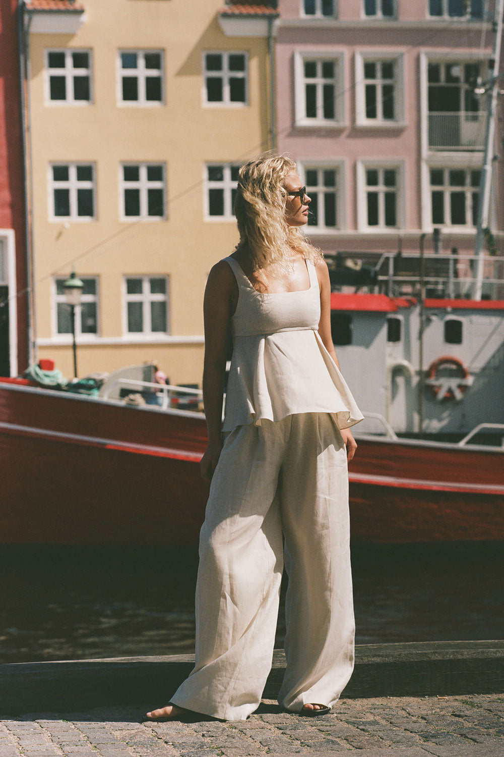 Sofia Trouser Ecru - Faithfull the Brand INT