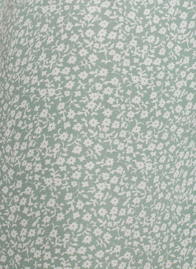 Kaia Floral Seafoam Marianne Mini Dress  - Final Sale
